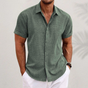 Textured Short Sleeve Shirt for Men