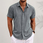 Textured Short Sleeve Shirt for Men