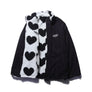 Reversible Heart-Print Jacket for Women