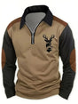 Textured Knit Pullover for Men