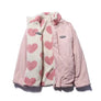 Reversible Heart-Print Jacket for Women