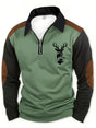 Textured Knit Pullover for Men