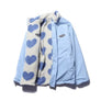 Reversible Heart-Print Jacket for Women