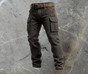 Geometric Weave Cargo Trousers for Men