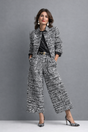 Cropped Jacket Two-Piece Set for Women