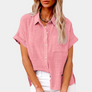 Women's Short-Sleeve Flowing Blouse