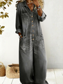 Flowing Cotton Jumpsuit for Women