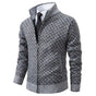 Fine Knit V-Neck Cardigan for Men