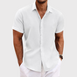 Textured Short Sleeve Shirt for Men