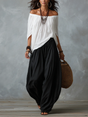 Off-Shoulder Wide-Leg Two-Piece Set for Women