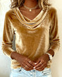 Solid Velvet Top for Women