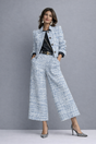 Cropped Jacket Two-Piece Set for Women