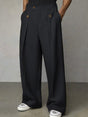 Pleated Wide-Leg Pants for Men