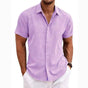 Textured Short Sleeve Shirt for Men