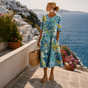 Elegant Midi Floral Dress for Women