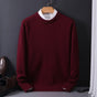 Warm Knit Cashmere Sweater for Men