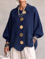 Oversized Collared Cardigan for Women