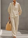 Women's Relaxed Wide-Leg Co-Ord Set