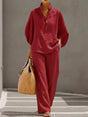 Women's Relaxed Wide-Leg Co-Ord Set