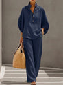 Women's Relaxed Wide-Leg Co-Ord Set