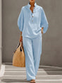 Women's Relaxed Wide-Leg Co-Ord Set