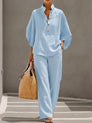 Women's Relaxed Wide-Leg Co-Ord Set