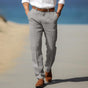 Straight-Leg Linen Pants for Men